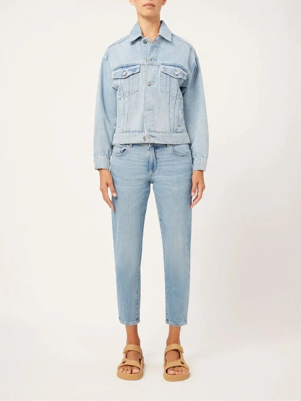 DL1961 $179 Riley Boyfriend Tapered Jeans Droplet Wash Women’s 28 NEW